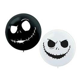 The Nightmare Before Christmas 24"" Latex Balloons - Party Supplies - 2 Pieces