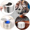 4Pcs Fuel Cans Stainless Steel Fuel Holders, Buffet Warmer Chaffing