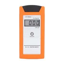 Reptile UV Index Meter, Measures 320-400nm, Sensitive UVB Meter, UVC Light Meter 0-1999μW/cm², UV Radiation Intensity Measuring, 3.5-bit LCD UVA Solar Lamp Tester for Reptile Snake