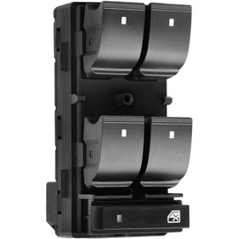Interruptor de control maestro de ventana eléctrica delantera izquierda para Chevy Silverado GMC Sierra 1500 2500HD 3500HD Traverse HHR Buick Enclave reemplaza OE 25789692, 20945129, 25951963,
