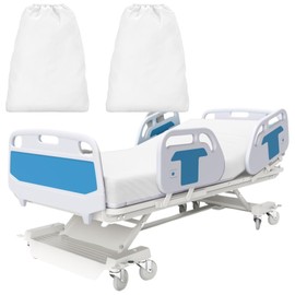 CODOHI 2 Pack Bariatric Hospital Bed Sheet 42"x85"x14" Deep Pocket Fitted Sheets for Oversized Medical & Bariatric Mattresses - Soft (2, White)