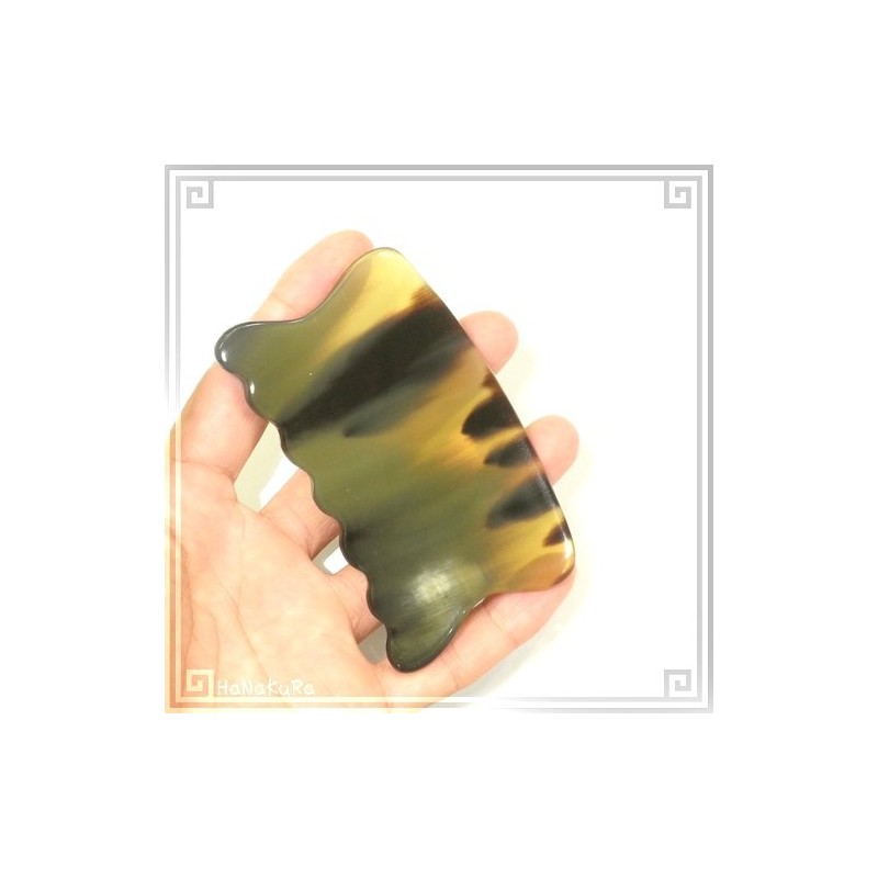 EHE226SP Plate with Choice of Thickness of Buffalo Horn (Yellow