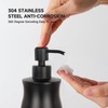 Emarful 304 Stainless Steel Soap Dispenser Modern Rust-Proof Liquid Soap