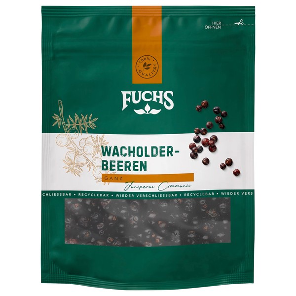 Fuchs Spices - Juniper Berries in Resealable Recyclable Bag -