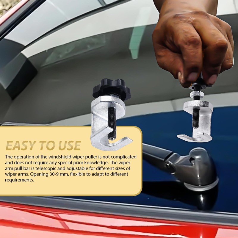 WEGREAT Windscreen Wiper Puller, Pack of 3 Wiper Arm Puller,