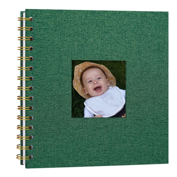 Scrapbook Linen Photo Album Memory Book 20.5 x 20.5 cm