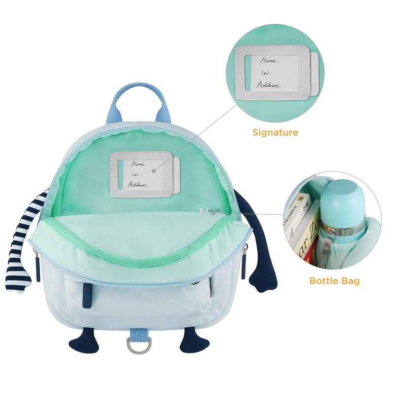 GAGAKU Kinderrucksack mit Brustgurt Mini Cartoon Kinder Rucksack für Jungen