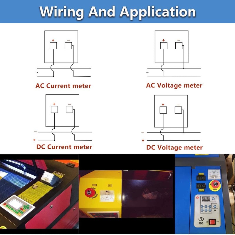 Heyiarbeit 0-10V DC Analog Panel Voltage Gauge 85C1 Volt Meter