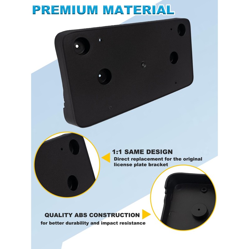 FASTCHE Front License Plate Frame Compatible with 2020 2021 2022