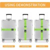 Generic 4 Pack Adjustable Luggage Straps, Fabric Webbing, Secure Cargo,
