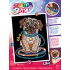 Sequin Art Red, Pug, Sparkling Arts and Crafts Picture Kit,