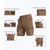 NATUVENIX Cargo Shorts for Men Stretch Mens Hiking Shorts Quick