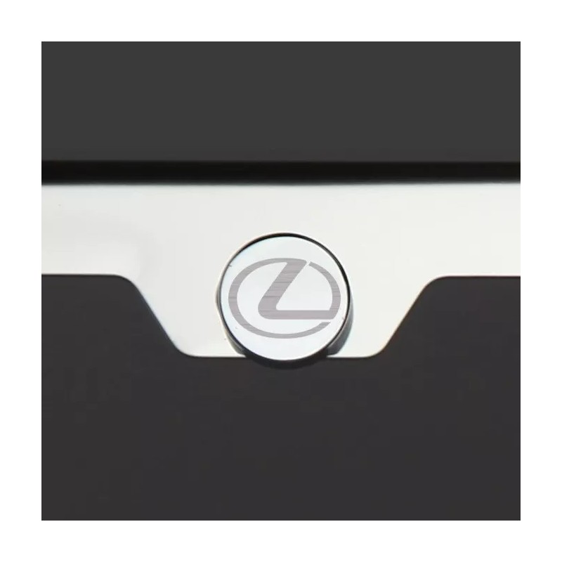KA T304 SS Chrome Polished Lexus Logo Laser Etched Engraved