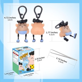 Kiss Fun Hair Pulling Fidget Toys,Trichotillomania Pop Fidgets,Gag Novelty, Skin Picking Stress Relief Anti Anxiety and Venting Novelty Toys for 14+ Ages Birthday Party Favors