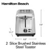 Hamilton Beach 2 Slice Toaster Bagel Bread Toaster High-Lift Adjustable