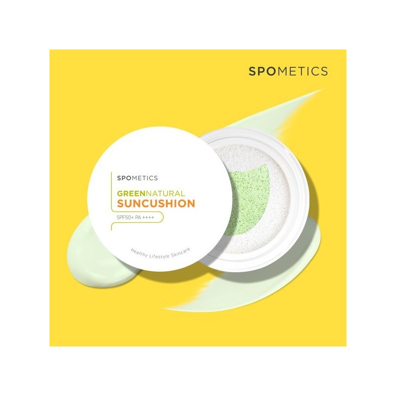 Spormetics 스포메틱스 그린네츄럴 빅 선쿠션 대용량 25g (본품+리필set) Spormetics Green