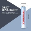 Tenergy AAA Rechargeable Battery, High Capacity 1000mAh NiMH AAA Battery,