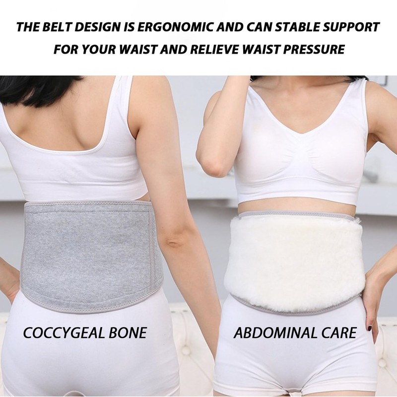 COACOM 1 Piece Light Grey Back Support Belt, Back Brace,