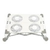 Laptop Stand with Cooling Fan Detachable Adjustable Aluminum Foldable Portable