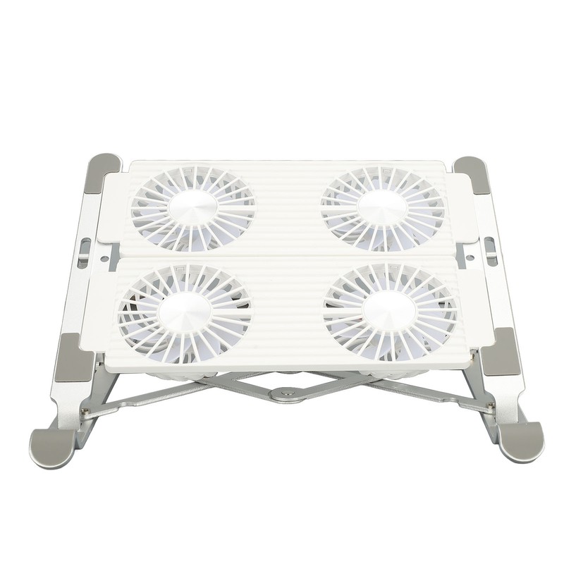 Laptop Stand with Cooling Fan Detachable Adjustable Aluminum Foldable Portable