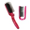 KAI Antistatic Brush, Foldable, Ruby Pink KQ1167