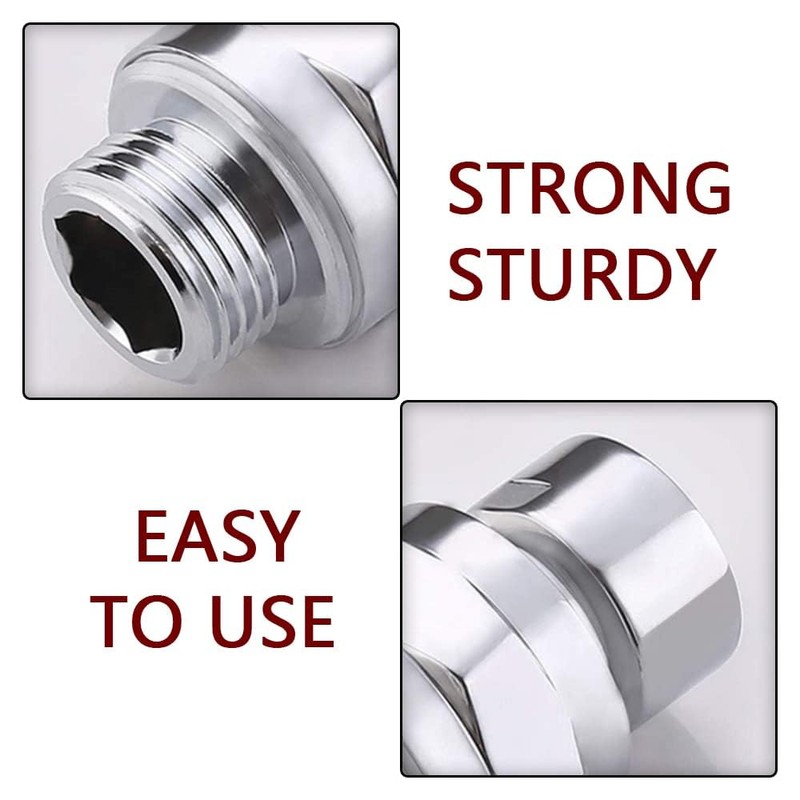 Shower Head Swivel Ball Joint Adapter Shower Connector Ball Joint