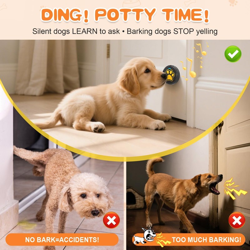 Dog Bells to Go Outside - Bell for Dogs to