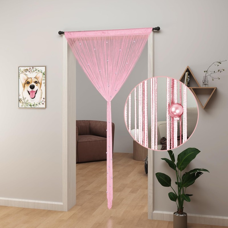 YIIBAII Beaded Curtain Beaded Curtains for Doorways Crystals Suitable for