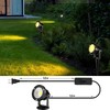 LCARED Led Spotlights Outdoor, Warm White 12W Spot Lights Indoor,120V