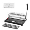 VEVOR Binding Machine, Comb Binding Machine 21-Holes Binding 450 Sheets,