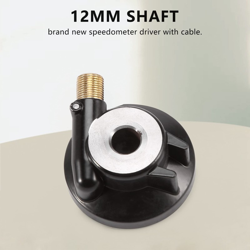 Motorcycle 12mm Speedometer Drive Gear with Cable Fit for GY6