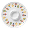 Merritt Pickleball 13" Melamine Chip & Dip Platter