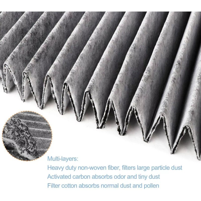 XWAUTOGJ Filtro De Aire Xwautogj Con Activado Bicarbonato De Sodio