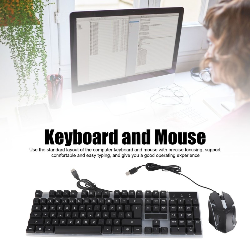 USB Keyboard Mouse Mice Keyboard Set Office Keyboard Mouse Combo