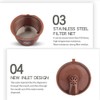 i Cafilas Cute Refillable Capsules Refillable Stainless Steel Filter Capsules