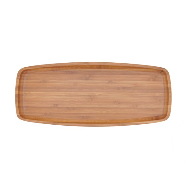 BambooMN 14" x 6" Bamboo Ecoware Reusable Dinnerware Rectangle Plates