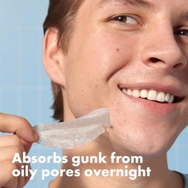 Hero Mighty Patch Chin, XL Hydrocolloid Spot Patches for Overnight Use, Absorb Gunk in 6 to 8 Hours, 10 Patches