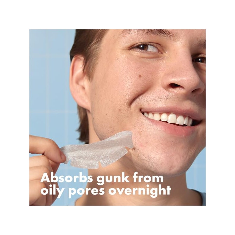 Hero Mighty Patch Chin, XL Hydrocolloid Spot Patches for Overnight
