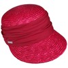 Seeberger Women's Straw Cap Red Fire, Fire, One Size