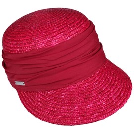 Seeberger Women's Straw Cap Red Fire, Fire, One Size