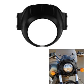 TCMT Matte Black Front Headlight Fairing Cover Fit For Indian 2015-2024 Scout Sixty 2020-2024 Bobber Twenty Sixty