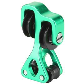 MUNEFE Compound Bow String Stop, Archery Cable Slide, Bow String Stop for All Levels of Archery Enthusiasts(Green)