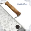 AuldHome Design Galvanized Farmhouse Trays (Set of 2, Small &
