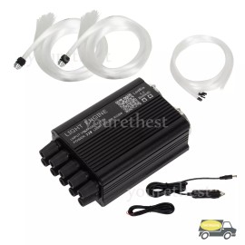 Unbranded 1000pc Car Home Headliner Star Light kit Roof Twinkle Ceiling Lights Fiber Optic - 1100pcs*0.75mm*2m+Meteor 200pcs*0.75mm*2m