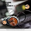 UP Security Small Combination Lock for Luggage, Cable Lock with