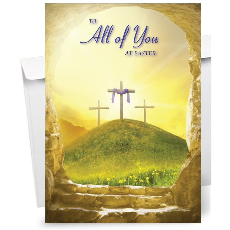 To All Of You Religious Easter Card - Christian Easter