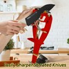BSFRNF Stainless Steel Knife Sharpener Tool with Bracket, Maintenance Sharpening