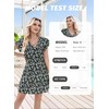 KHPAERMEI Black Dresses for Women Casual Summer Dresses Floral Print