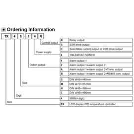 Autonics TX4M-14S LCD Display PID Temperature Controller 4-digit 72x72 SSR out