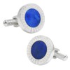 DAKS Ducks Round Lapis Lazuli Stone Cuff Links Cufflinks dc10121,